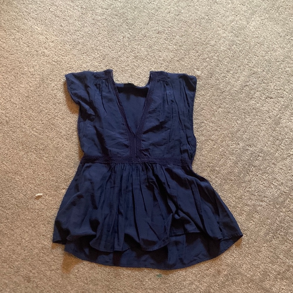 blue blouse